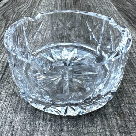 Waterford Crystal Ireland Vintage Marked Retired 3.5" Ash Tray - Picture 2 of 3
